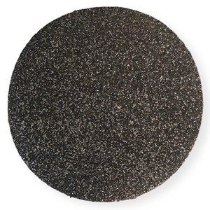 Sparkles Home Luminous Black Silver Placemat Charger Glam Rhinestone Halloween